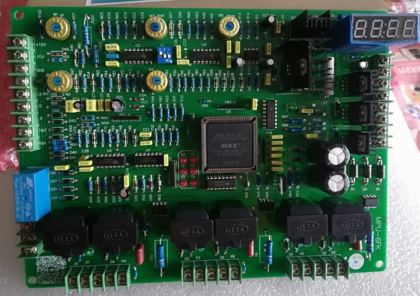 MPU-6FK 中頻爐控制板線路主板中頻淬火熔煉感應加熱爐電源主控板